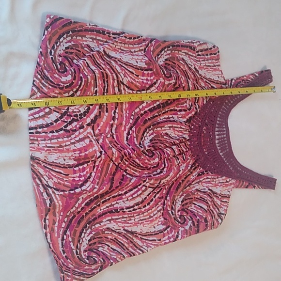 Prana Cotton Blouse with Crocheted Neckline - Picture 6 of 7